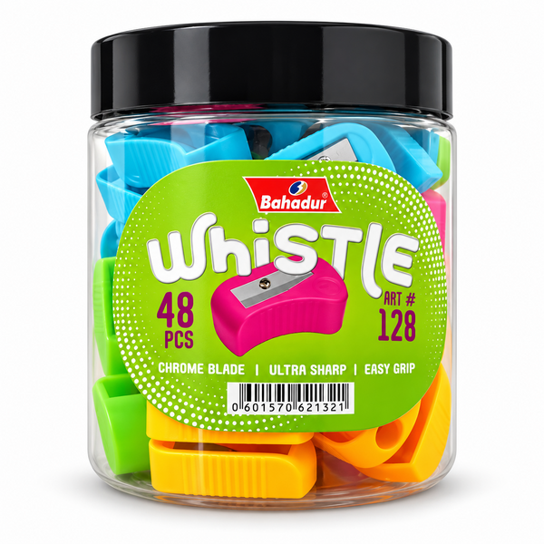 Bahadur Whistle 128 Sharpeners – Jar of 48
