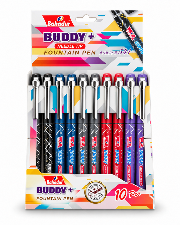 Bahadur Buddy+ 541 Needle Tip Fountain Pen