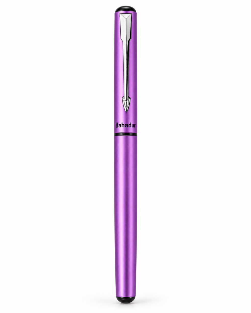 Bahadur 266 Fountain Pen – Slim Glossy Barrel with Steel Clip