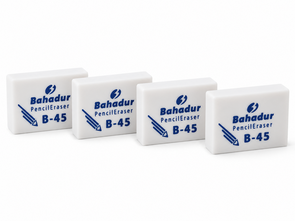 Bahadur B-45 White Pencil Eraser