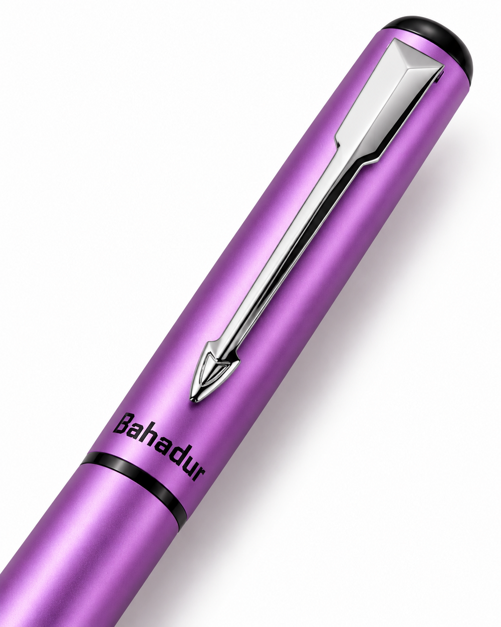 Bahadur 266 Fountain Pen – Slim Glossy Barrel with Steel Clip