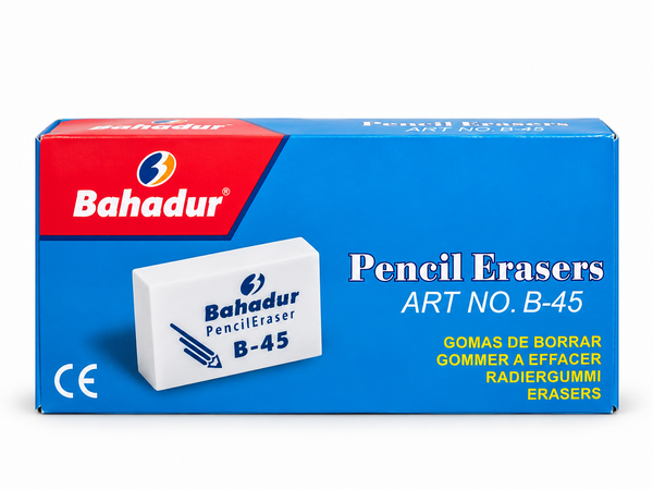 Bahadur B-45 White Pencil Eraser