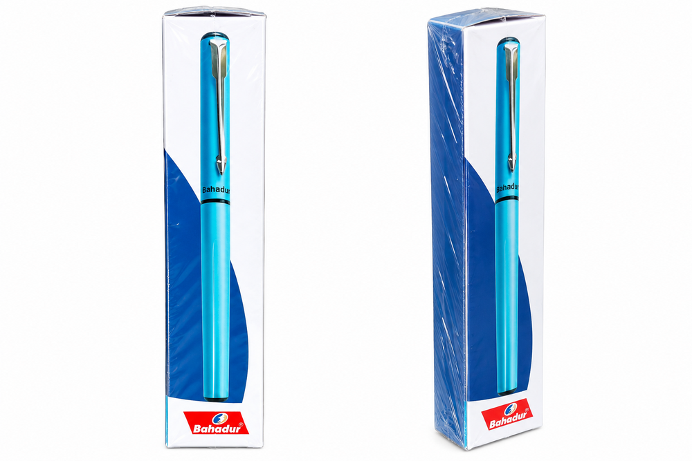 Bahadur 266 Fountain Pen – Slim Glossy Barrel with Steel Clip