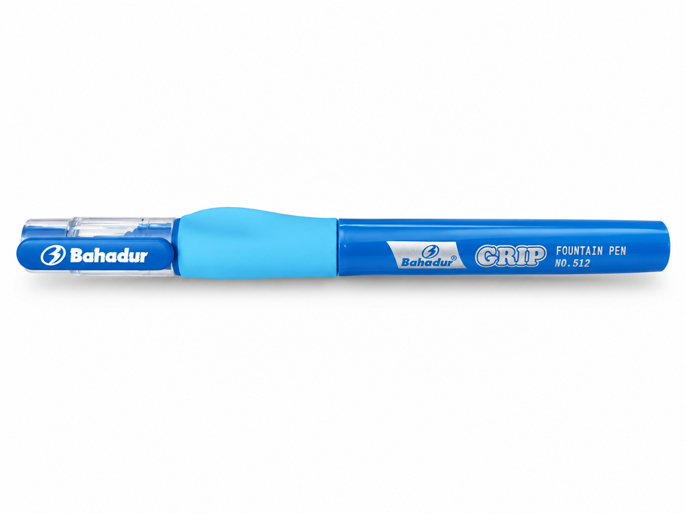 Bahadur Grip 512 Fountain Pen with Iridium Tip & Ink Pump