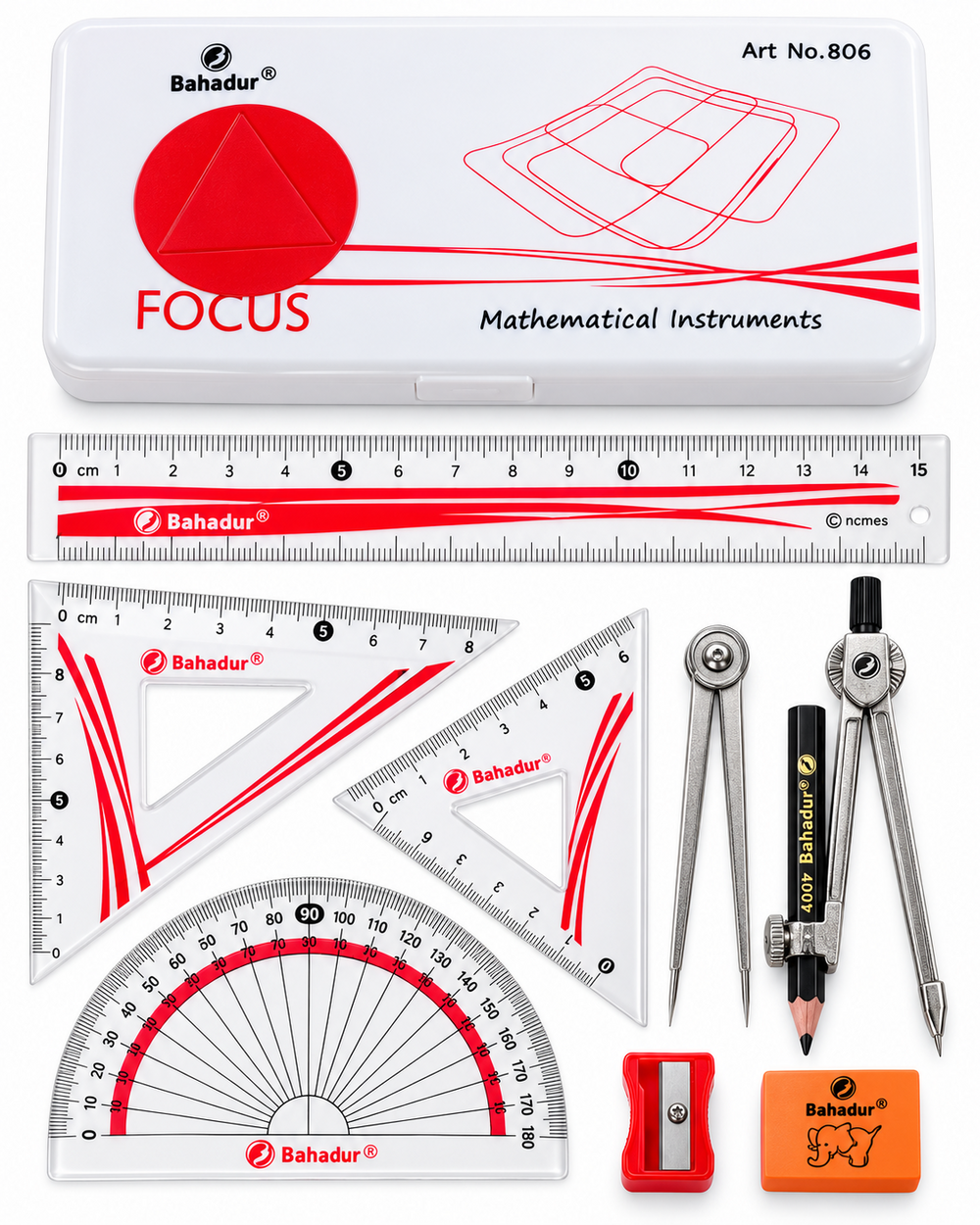 Bahadur Focus 806 Mathematical Instruments Box