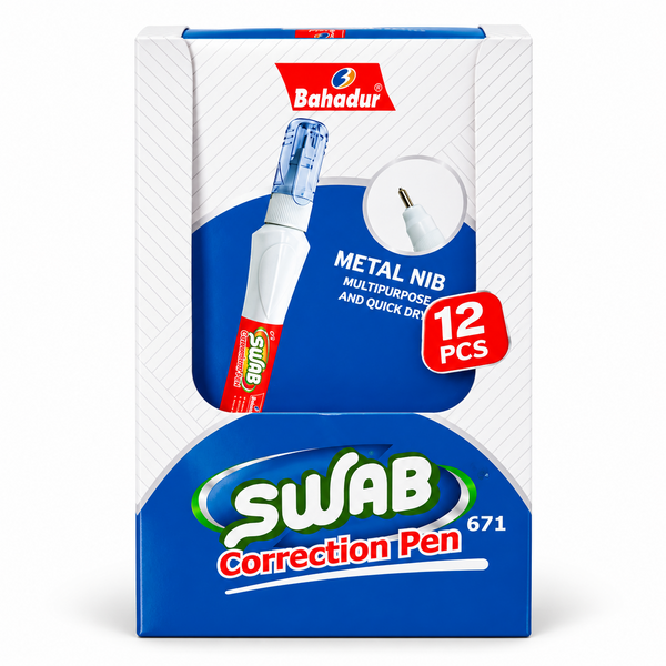 Bahadur Swab 671 Correction Pen with Metal Tip