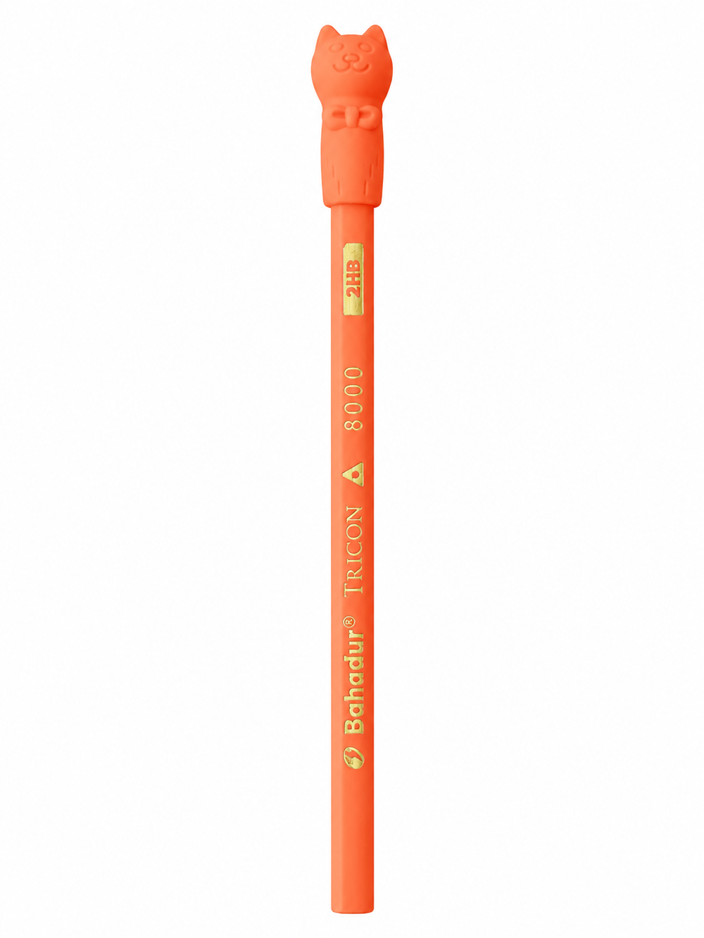 Bahadur Tricon Kitty 8000 Pencils with Kitty Eraser – Jar