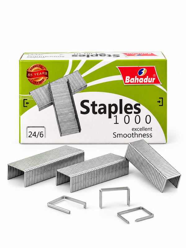 Bahadur 24/6 Staples – Box of 1000