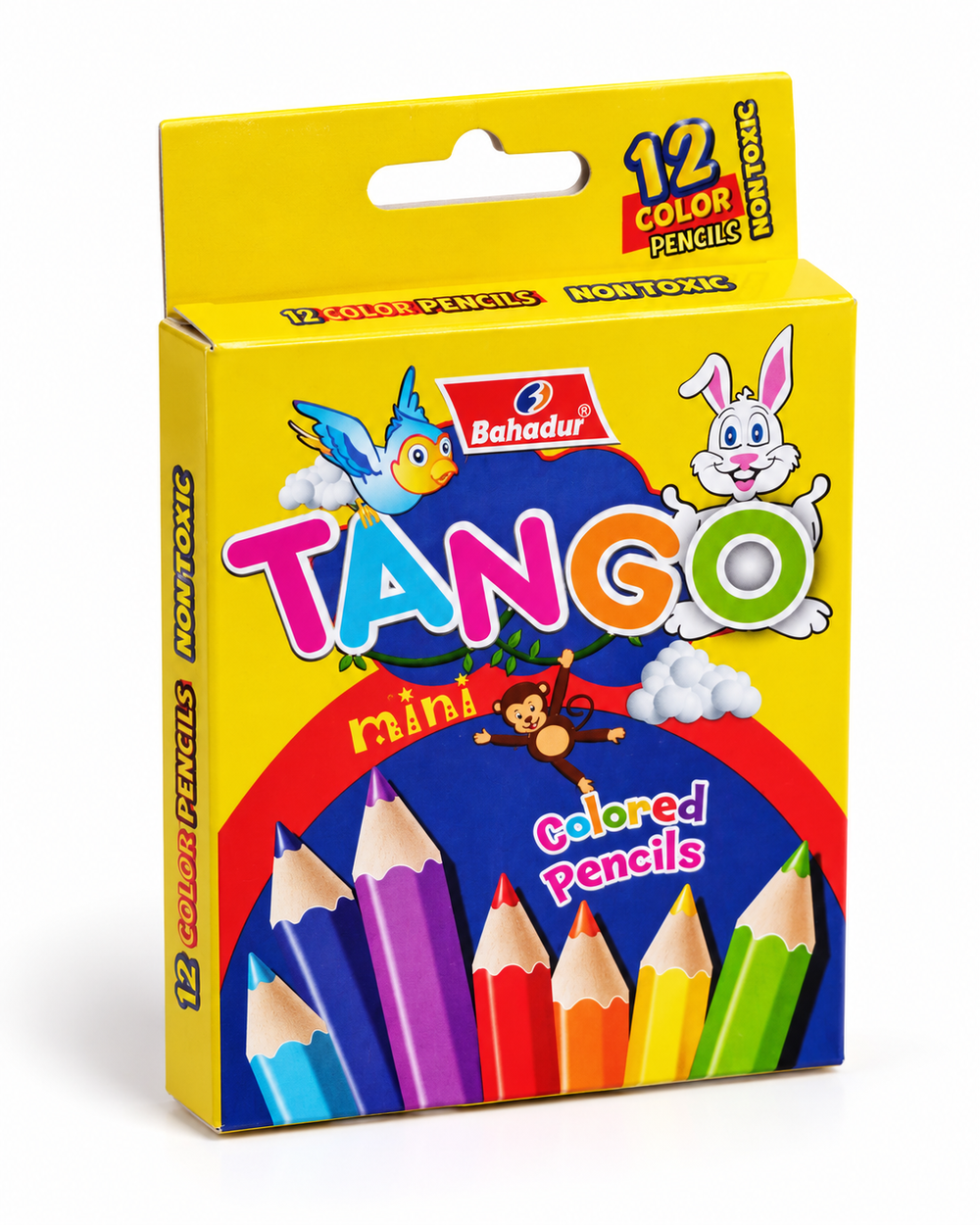 Bahadur Tango Mini 12 Colour Pencils – Half Length Box