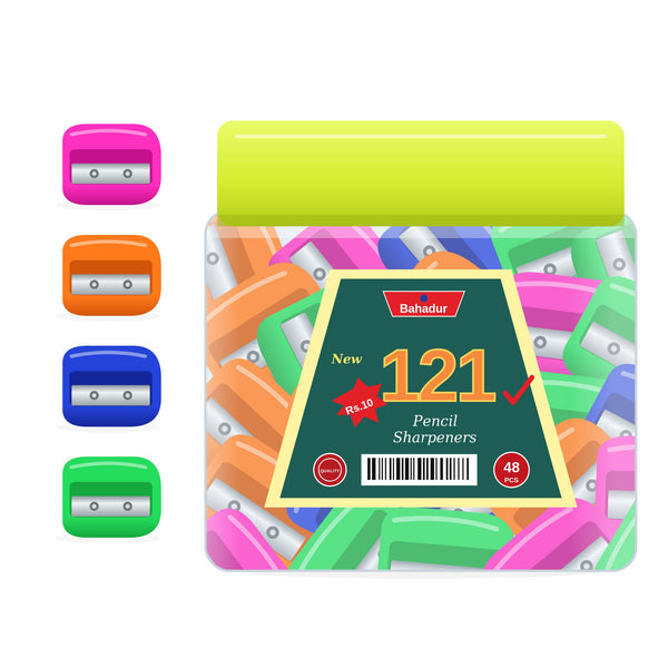 Bahadur 121 Double Screw Sharpener – Jar