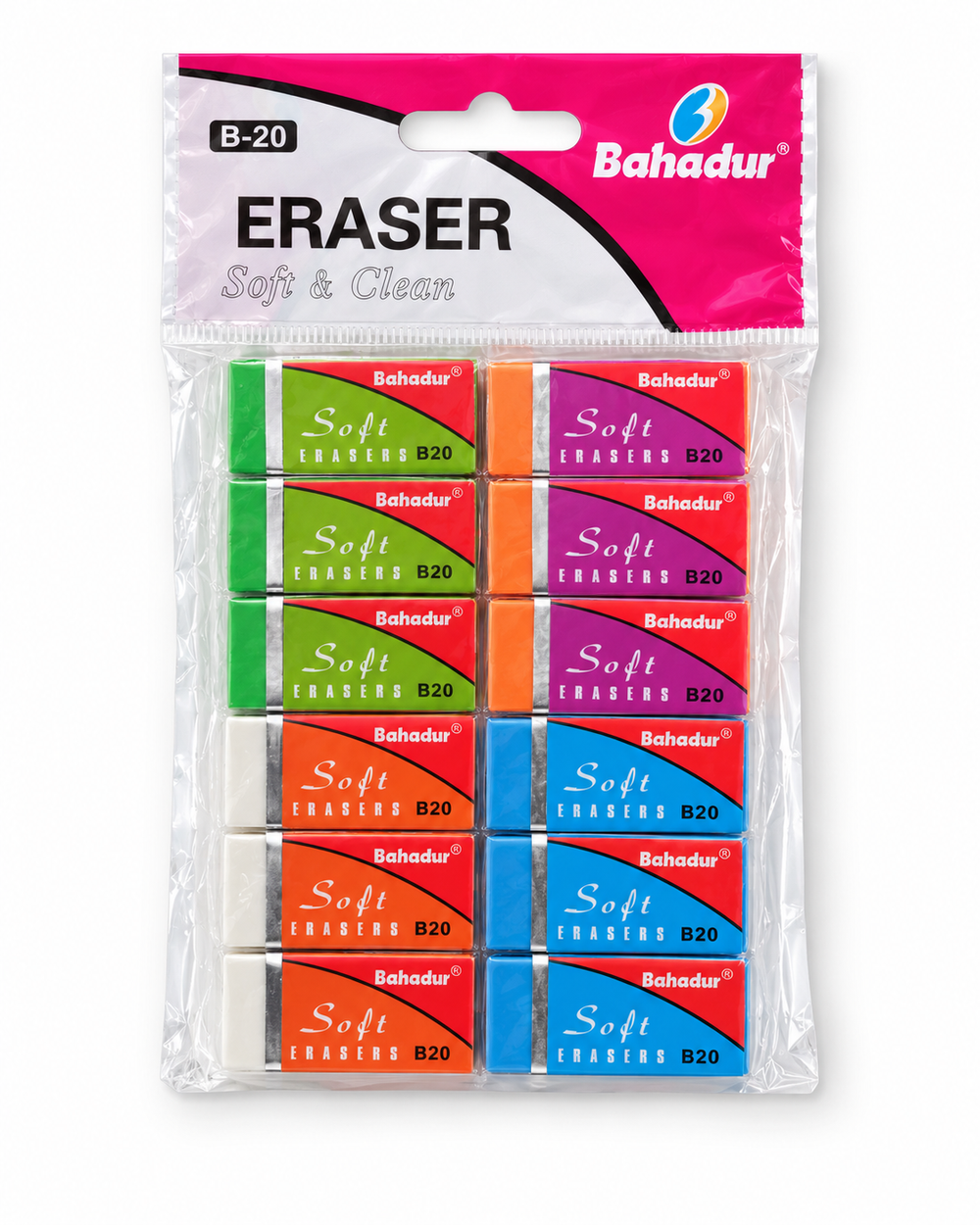 Bahadur B-20 Soft Eraser