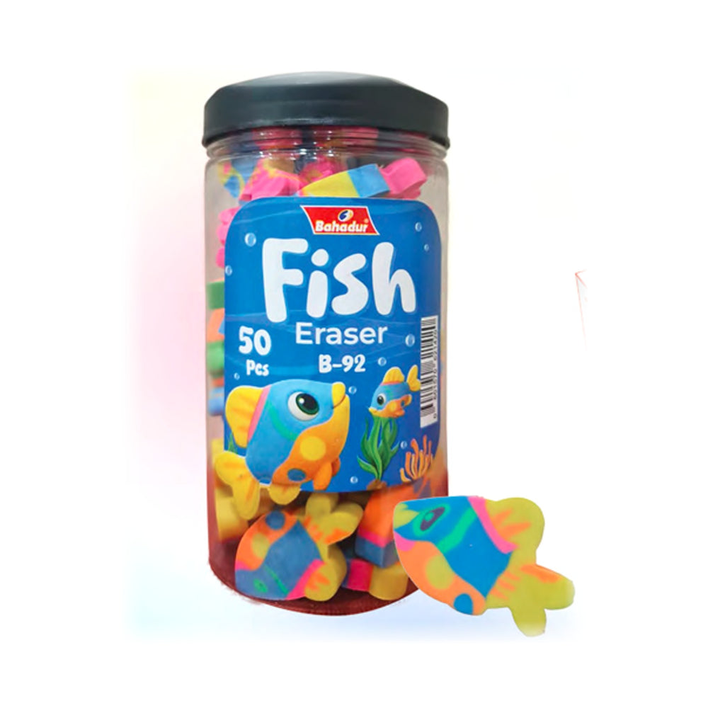 Bahadur B 92 fish erasers – catalog photo