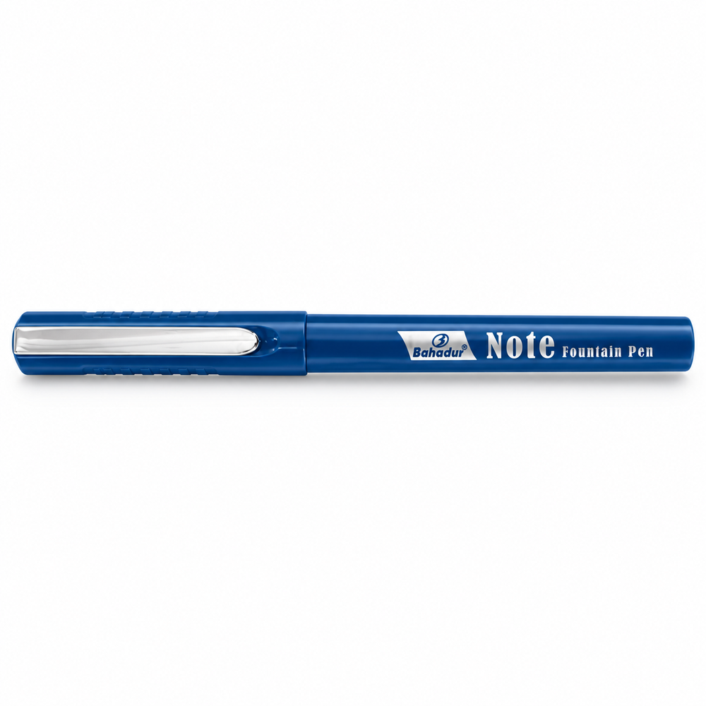 Bahadur Note 517 Fountain Pen – Chrome Clip