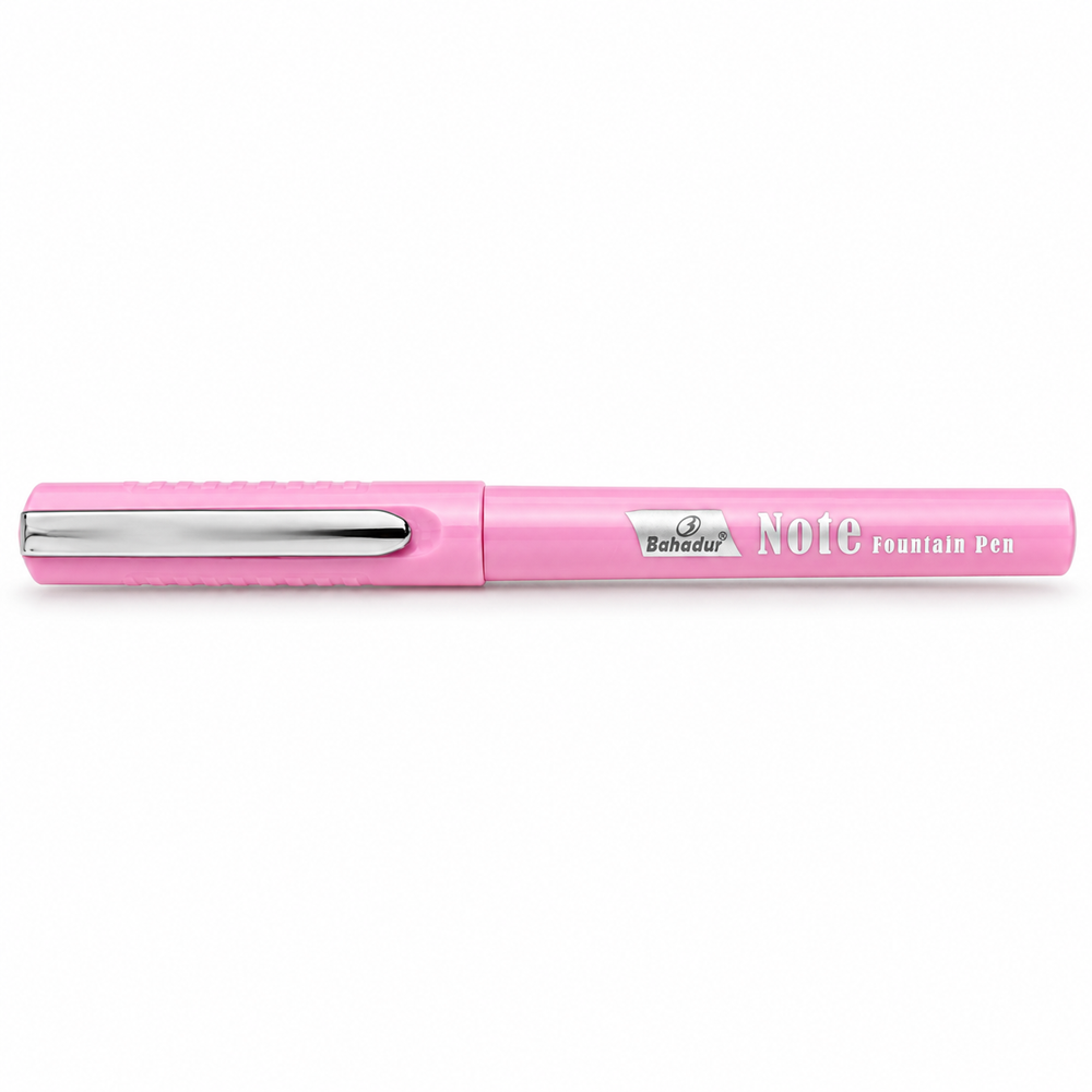 Bahadur Note 517 Fountain Pen – Chrome Clip
