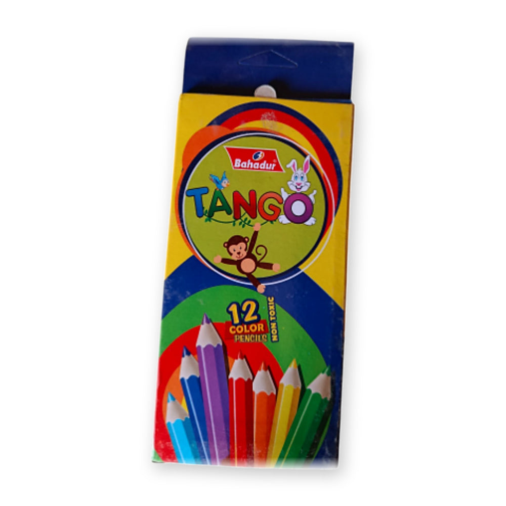 Bahadur Tango 12 Colour Pencils – Full Length Box