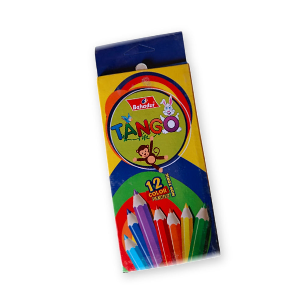 Bahadur Tango 12 Colour Pencils – Full Length Box