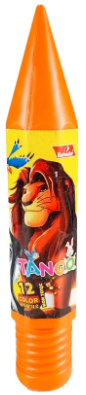 Bahadur Tango 12 Colour Pencils – Full Length, Pencil Case